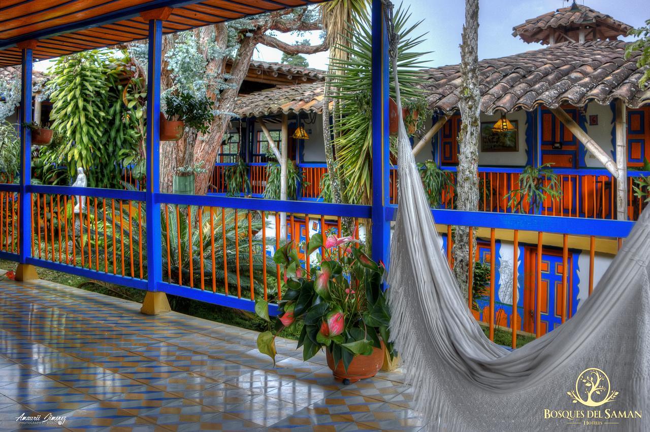 Hotel Bosques Del Saman Alcala Quimbaya Bagian luar foto